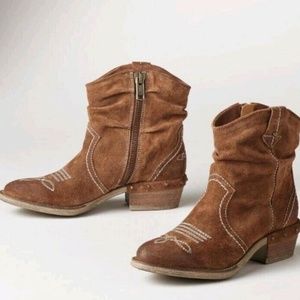 Sundance Etta Slouchy Western Booties